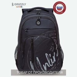 Рюкзак Grizzly RU-336-2/5 черный - серый