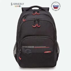 Рюкзак Grizzly RU-330-4/1 черный - красный