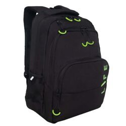 Рюкзак Grizzly RU-430-10/3 черный - салатовый